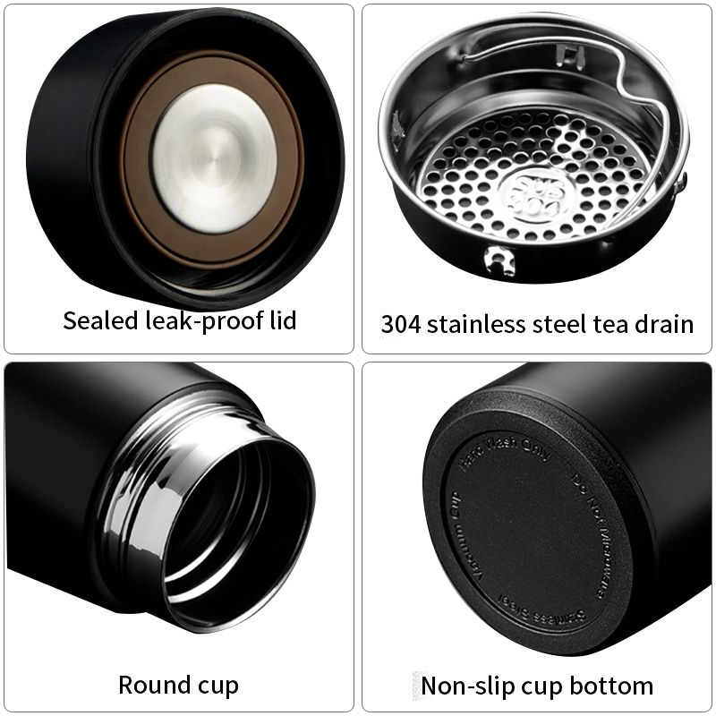 Temperature Display Vacuum Insulated Water Bottle