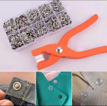 Button Fixer Plastic Body With 25 Buttons