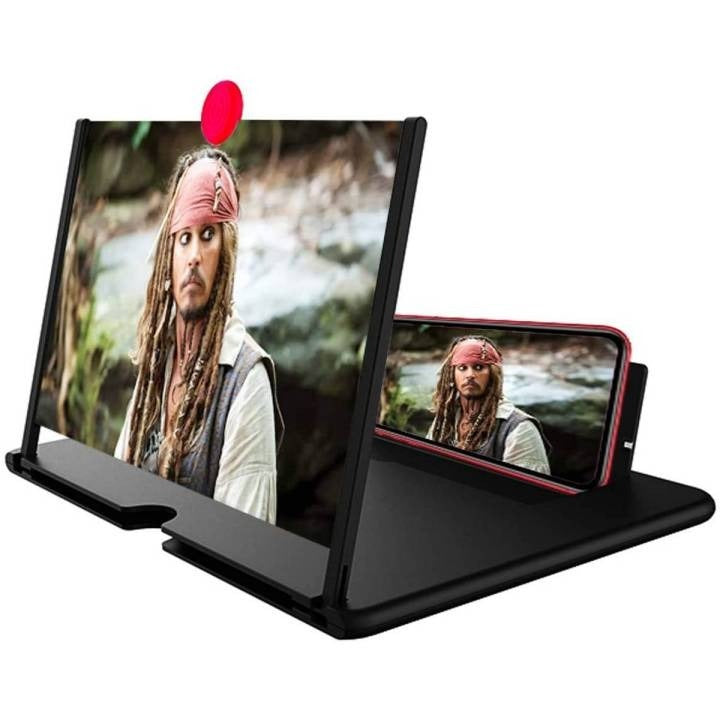 Screen Magnifier Expand Video Screen Amplifier With Eyes Protection Larged Foldable Stand Holder