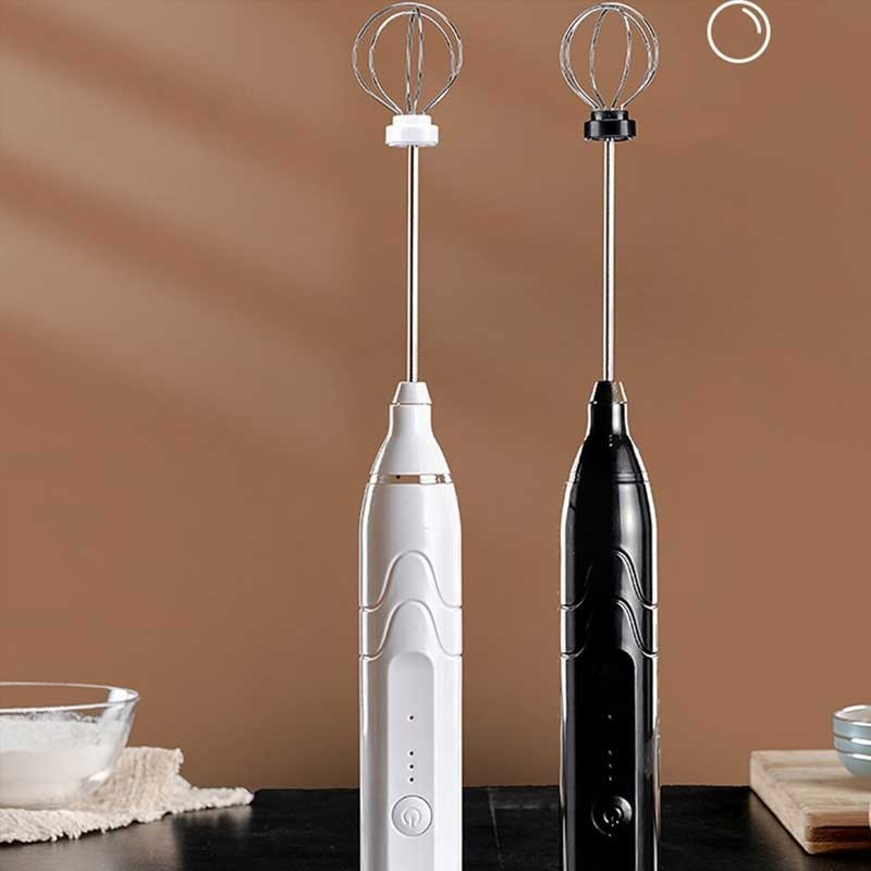 Rechargeable 2-in-1 Coffee Beater – 3-Speed Adjustable Electric